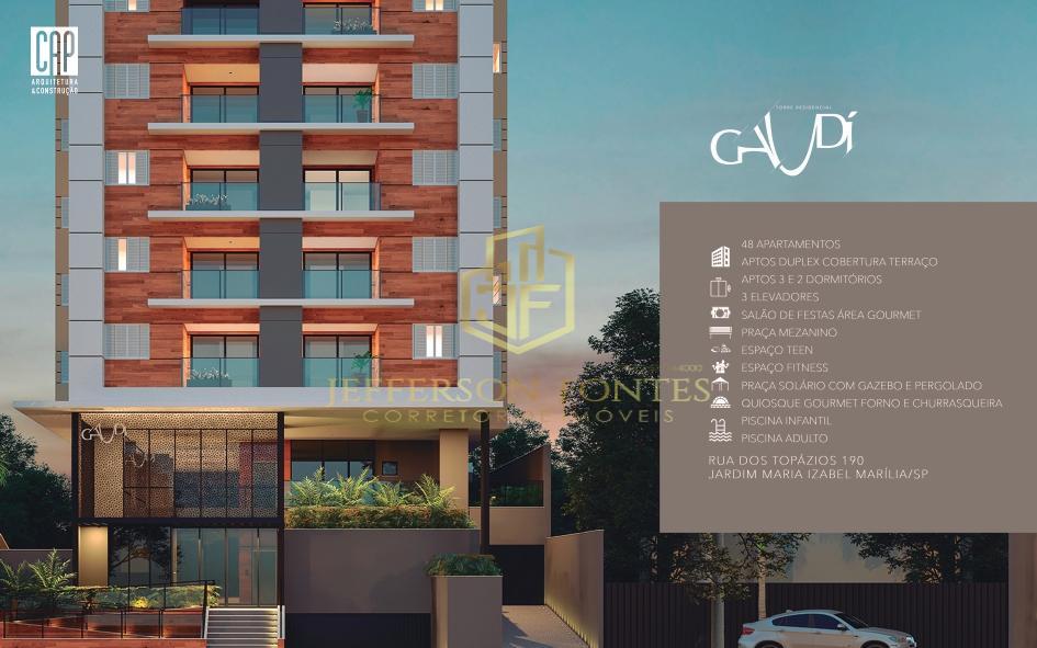 Apartamento, Residencial em condomínio para Venda, Jardim Maria Izabel,  Marília